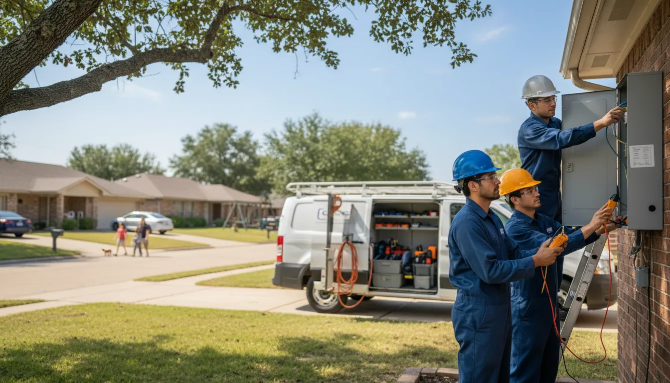 Certified electrician providing emergency electrical services in Concord, MI
